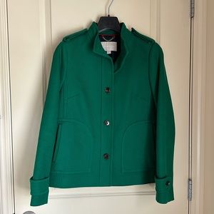 Gorgeous green, classic Banana Republic coat
